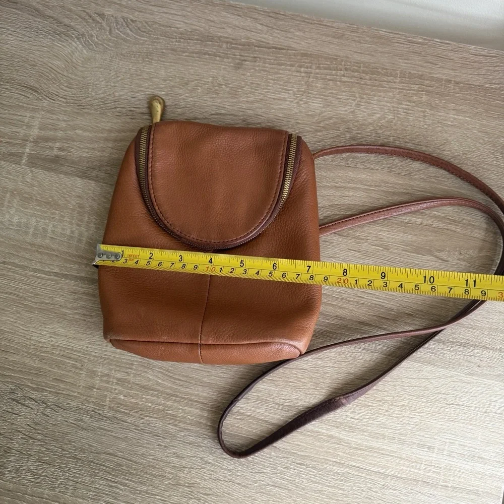 Hobo Fern Saddle Bag Leather Crossbody Bag With Zipper Vintage Western Classic